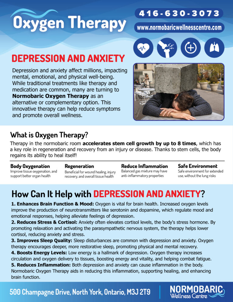 Oxygen Therapy for Depression and anxiety