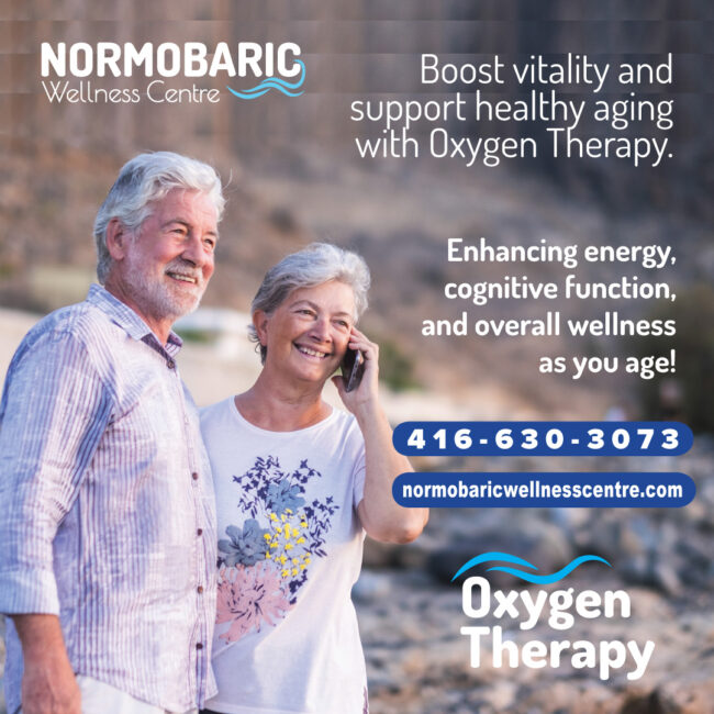oxygen therapy for aging- Normobaric Wellness Centre