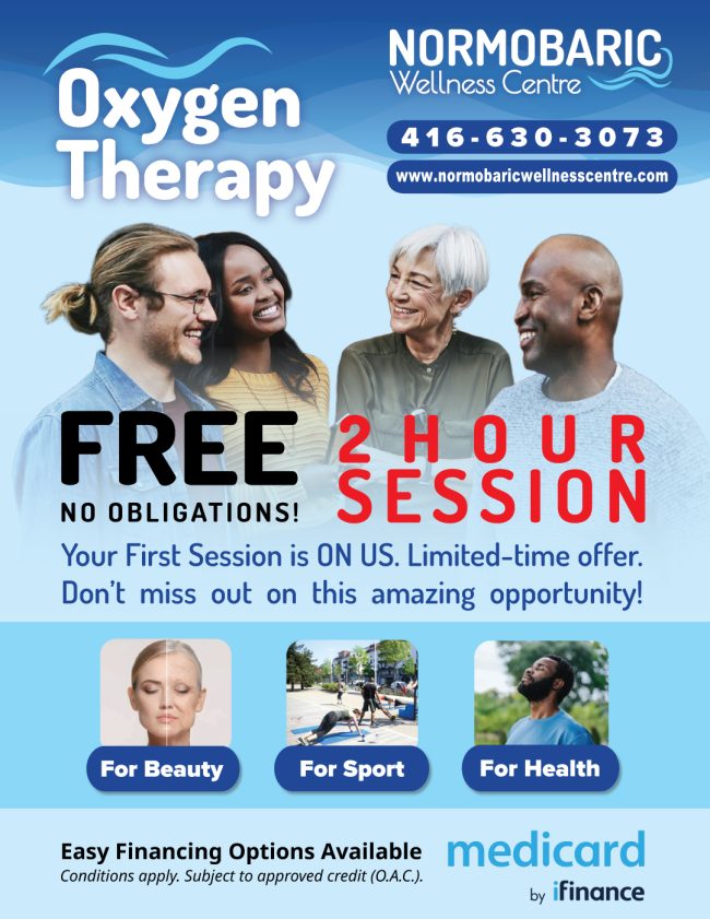 oxygen therapy - Normobaric Wellness Centre